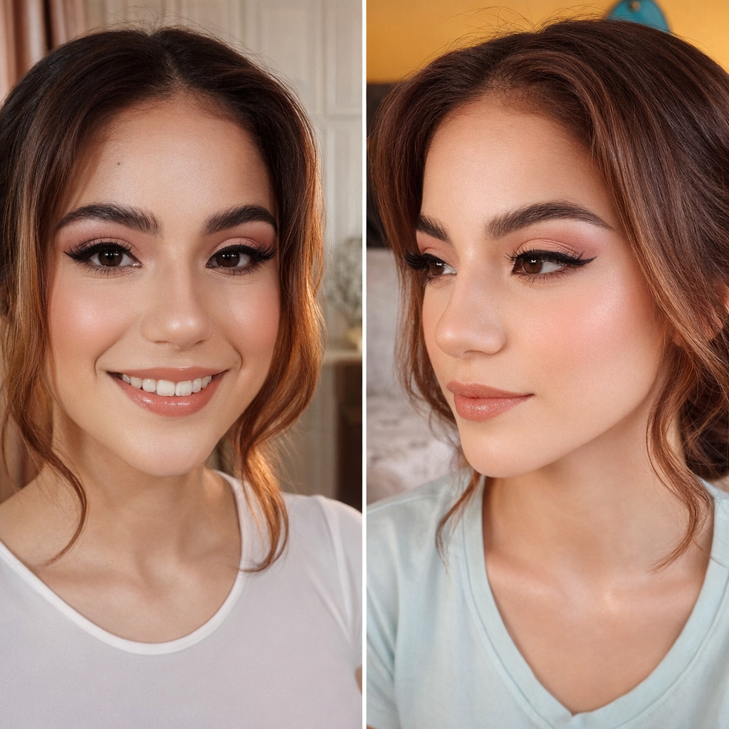 Resultado maquillaje quinceañera y novia estilo social elegante — Dulce, CDMX